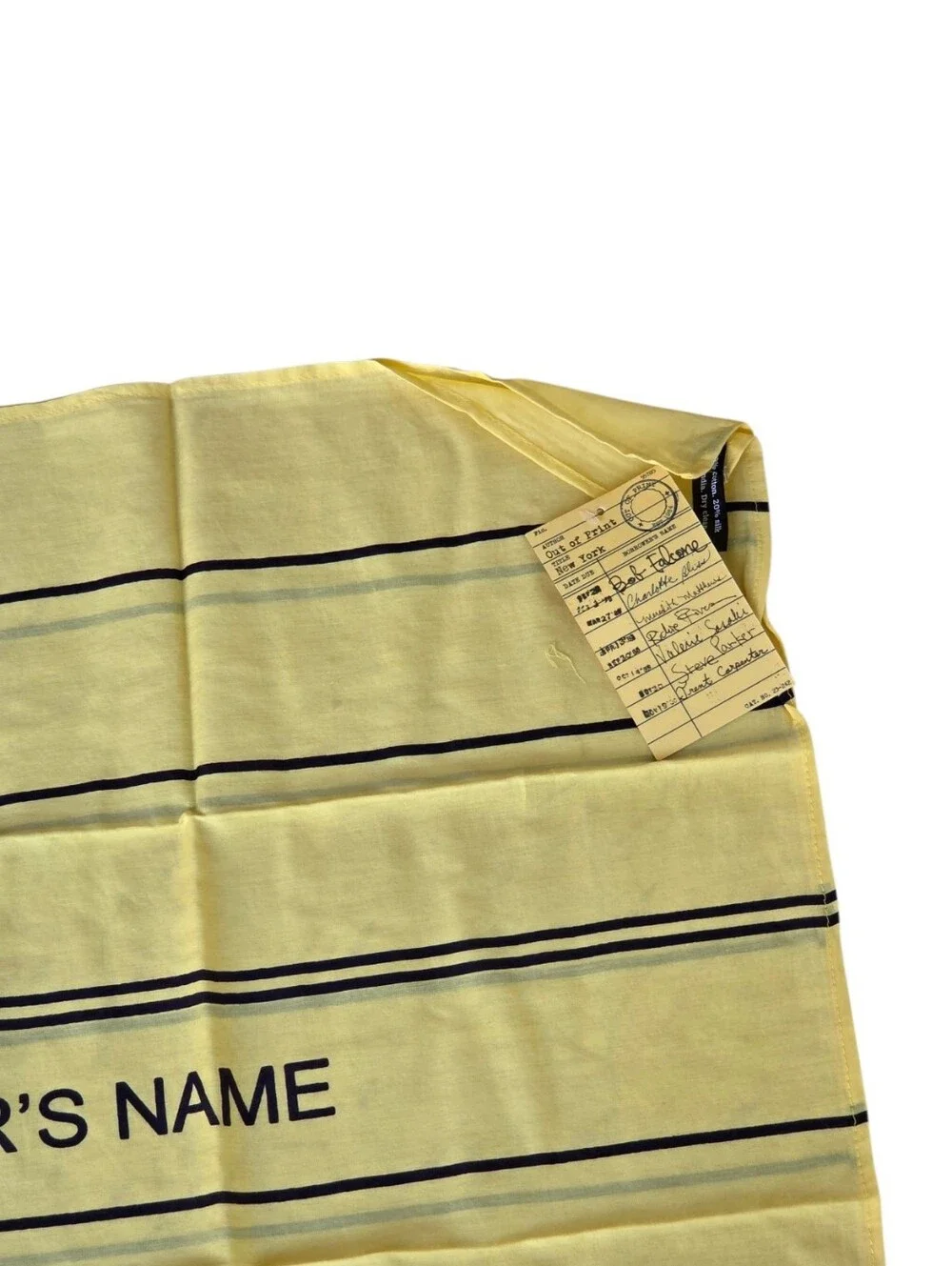 Out of Print butter yellow